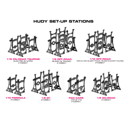 109401 - HUDY Set-Up Station for 1/10 & 1/12 Pan Cars