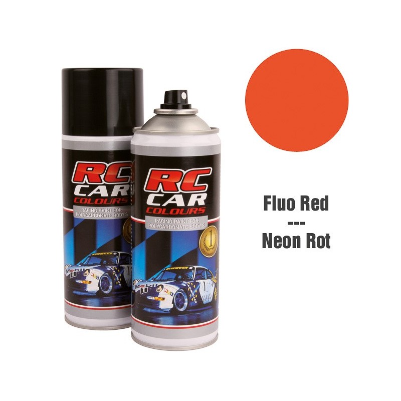 RCC1005 - Lexan Spray Fluo Red Nr 1005 150ml