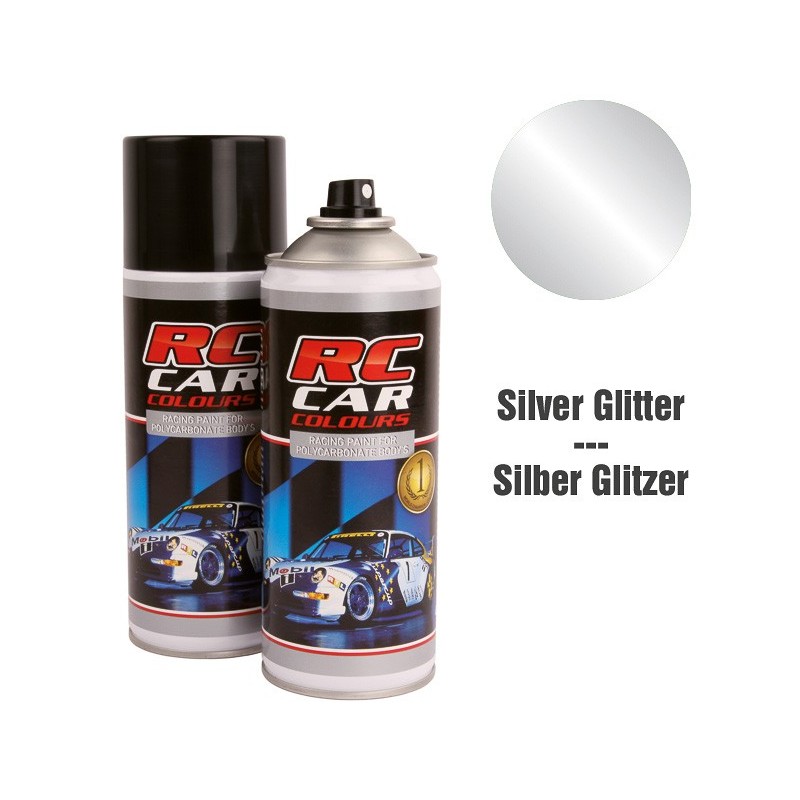 RCC924 - Lexan Spray Silver Glitter Nr 924 150ml