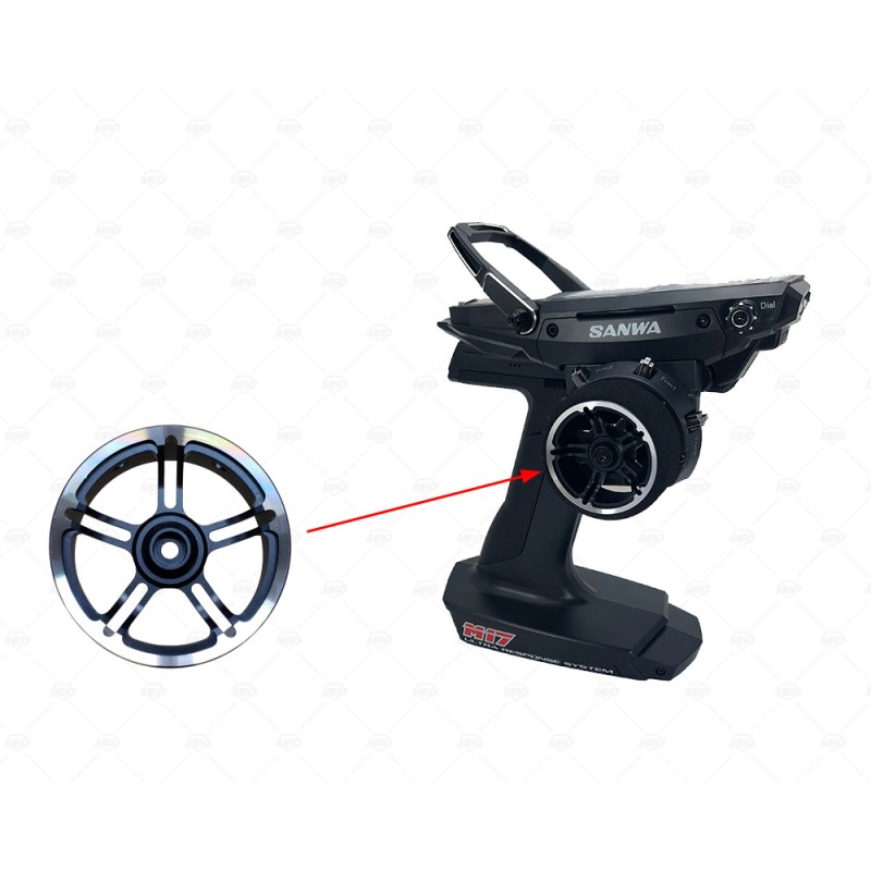 SA191A04601A - Sanwa M17 Tuning Aluminum Steering Wheel