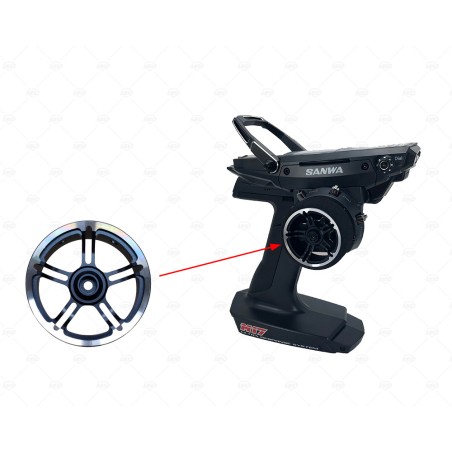 SA191A04601A - Sanwa M17 Tuning Aluminum Steering Wheel