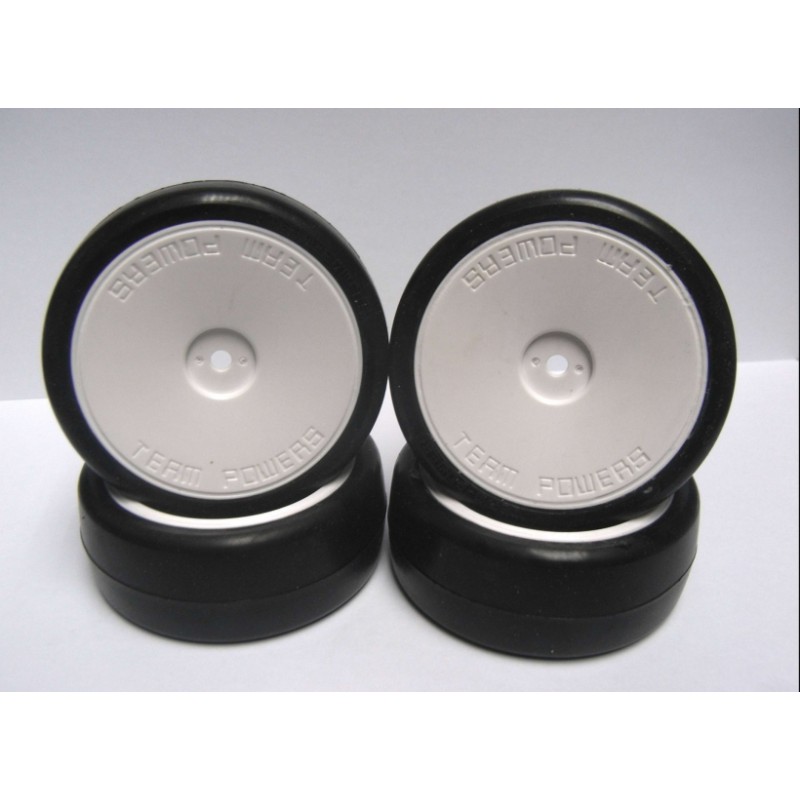 TPG3404SU-V2H - TEAM POWERS 1:10 TOURING CAR RUBBER TIRE SET (PRE-GLUED, 34SU-V2H)