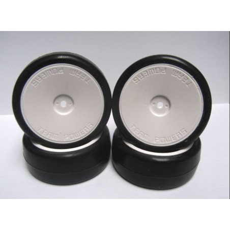 TPG3404SU-V2H - TEAM POWERS 1:10 TOURING CAR RUBBER TIRE SET (PRE-GLUED, 34SU-V2H)