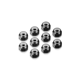 296540-K - ALU NUT M4 - BLACK (10)