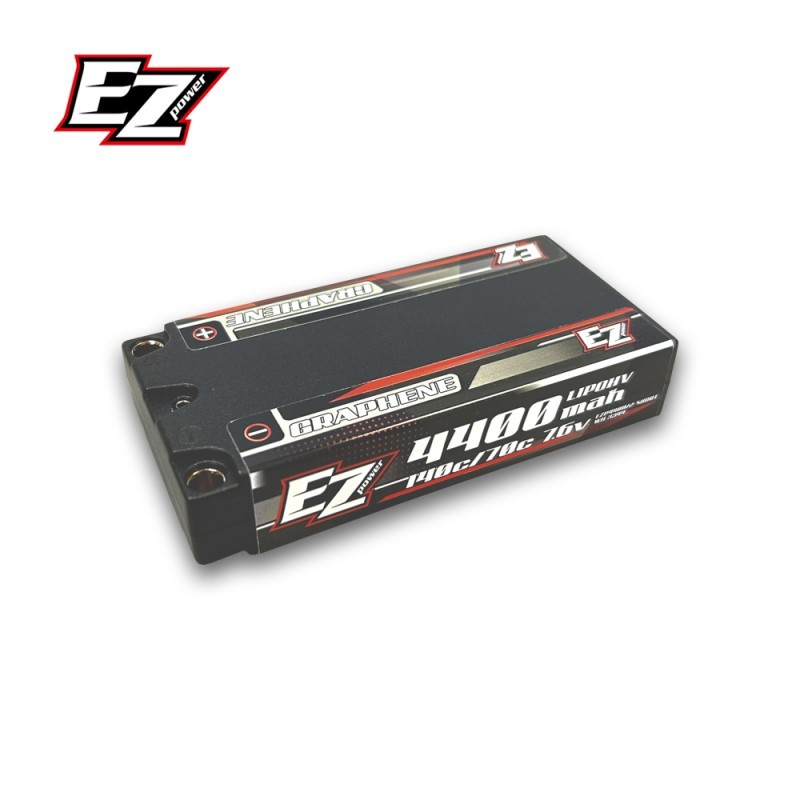 EZP4400/2-SHORT - LIPO SHORTY 4400MAH LCG 7,6V 2S 140/70C HV GRAPHENE - 5MM