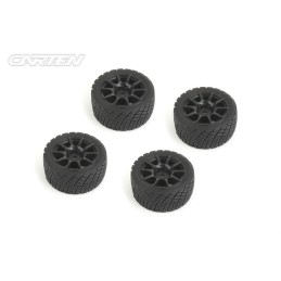 NBA372 - Wheels 10 Spoke Black +1mm (4PCS)