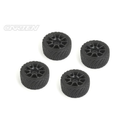NBA372 - Wheels 10 Spoke Black +1mm (4PCS)