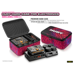199297-H - HUDY HARD CASE - 320x220x145MM - ELECTRONICS