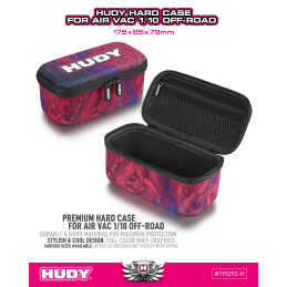 199292-H - HUDY HARD CASE - 175x85x75MM - ACCESSORIES / AIR VAC 1/10 OFF-ROAD