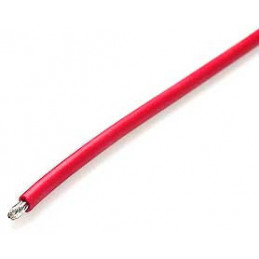 RS501RT - Silicon wire 1m red 2,5mm2 dia 3,9mm