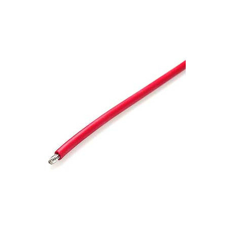 RS501RT - Silicon wire 1m red 2,5mm2 dia 3,9mm