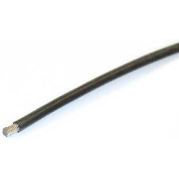 RS500SW - Silicon wire 1m black 2,5mm2 dia 3.0mm