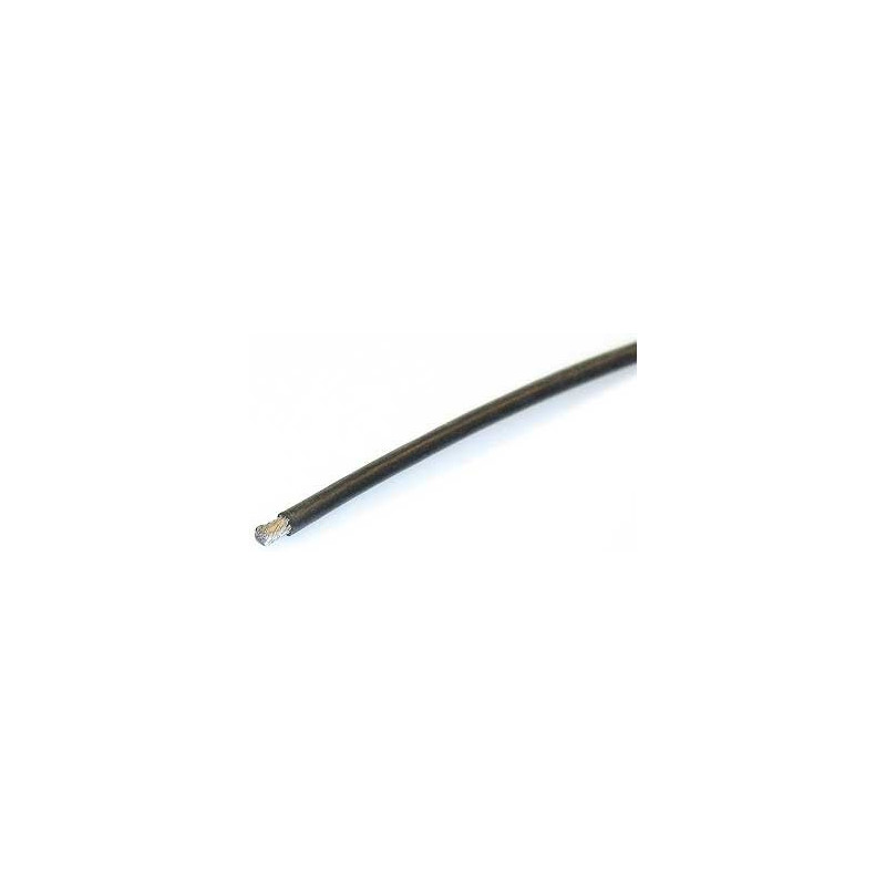 RS500SW - Silicon wire 1m black 2,5mm2 dia 3.0mm