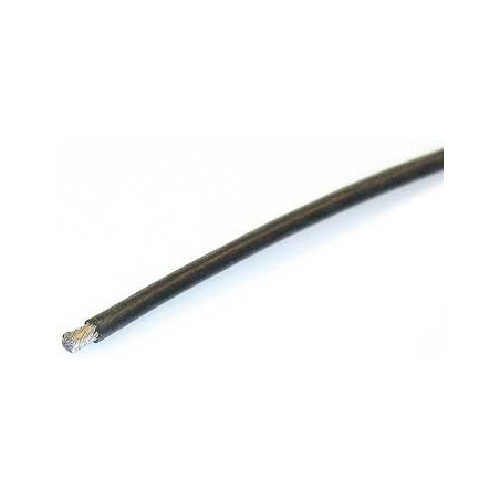RS500SW - Silicon wire 1m black 2,5mm2 dia 3.0mm