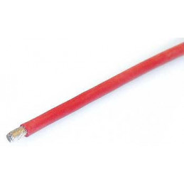 RS500RT - Silicon wire 1m red 2,5mm2 dia 3.0mm