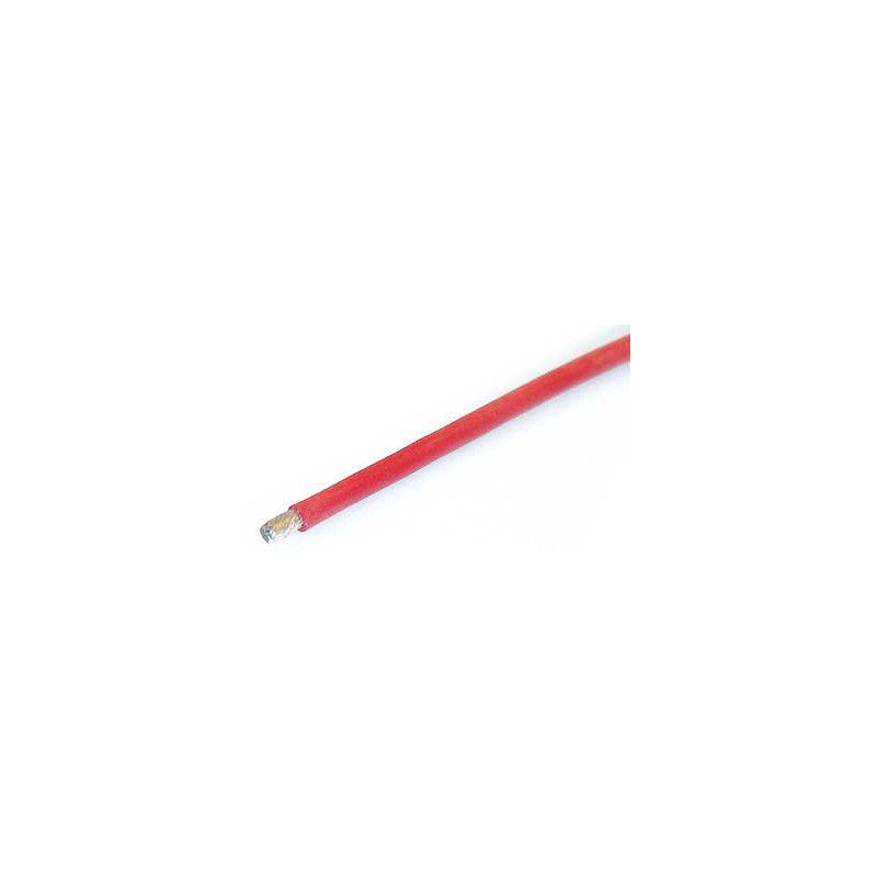 RS500RT - Silicon wire 1m red 2,5mm2 dia 3.0mm