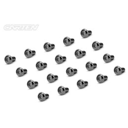 BBH0306 - CARTEN Screw Set 12.9- BH M3x6(Black Nickel Coating) (20)