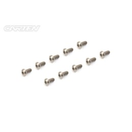 PBH308 - CARTEN Titanium Gr-2 Screw Set BH M3x8mm (10)