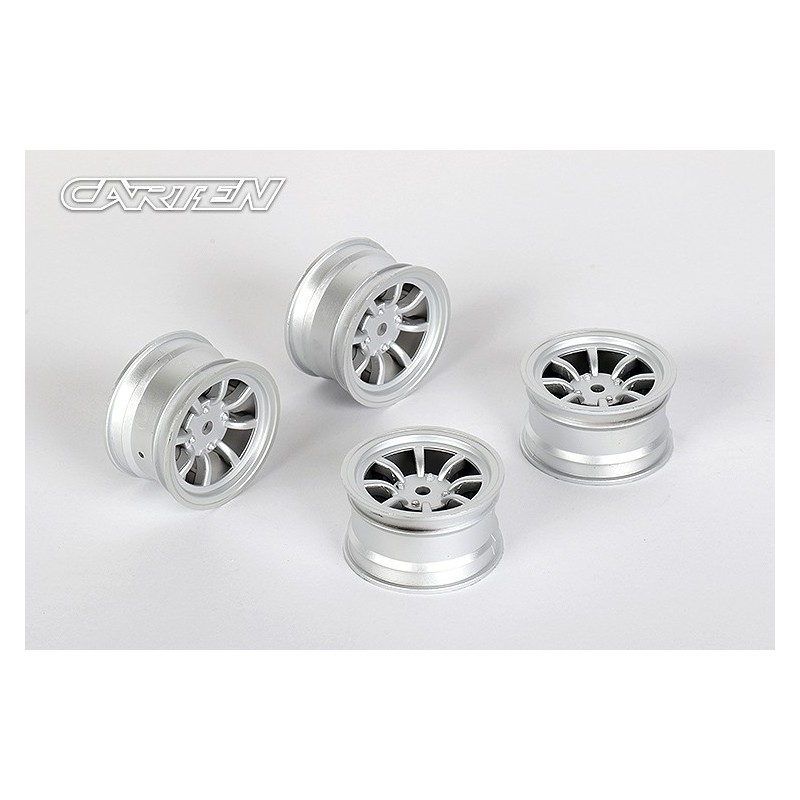NBA260 - CARTEN 8 Spoke Wheel +1mm (Silver)