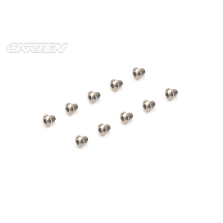 PBH304 - CARTEN Titanium Gr-2 Screw Set BH M3x4mm (10)