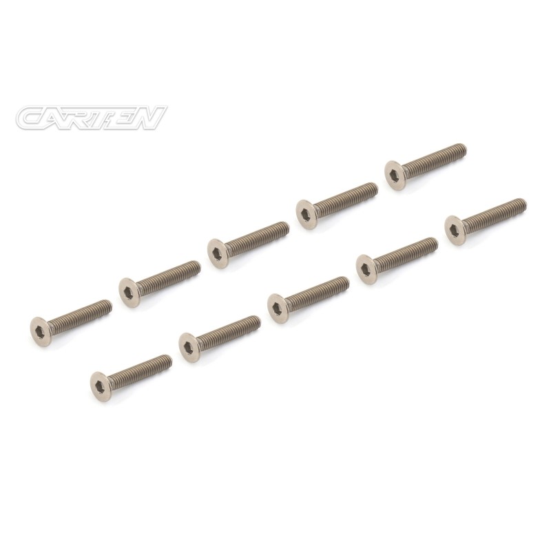 PFH320 - CARTEN Titanium Gr-2 Screw Set M3x20mm (10)