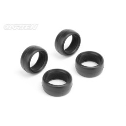 NHA493 - CARTEN 1/10 TC 26mm Slick Tires & Inserts (4)