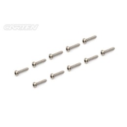TPBH315 - CARTEN Titanium Gr-2 Self Tapping Screw Set BH 3x15mm (10)