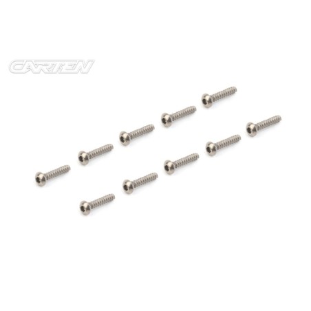 TPBH315 - CARTEN Titanium Gr-2 Self Tapping Screw Set BH 3x15mm (10)