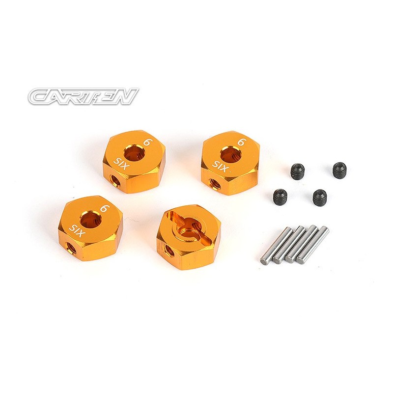 NBA343 - CARTEN 12mm Hex Hub 6mm (4)