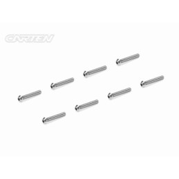 TCO0318 - CARTEN Titanium Screw Set Ti6-4 CNC CO M3x18 (8)