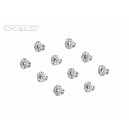 SFH0406 - CARTEN Screw Set  12.9- FH M4x6(Nickel Coating) (10)