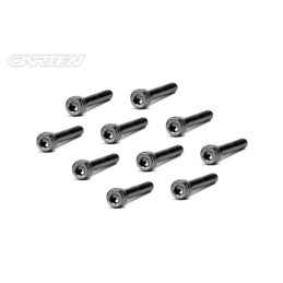 BCH0322 - CARTEN Screw Set  12.9- CH M3x22(Black Nickel Coating) (10)