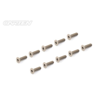 PFH312 - CARTEN Titanium Gr-2 Screw Set M3x12mm (10)