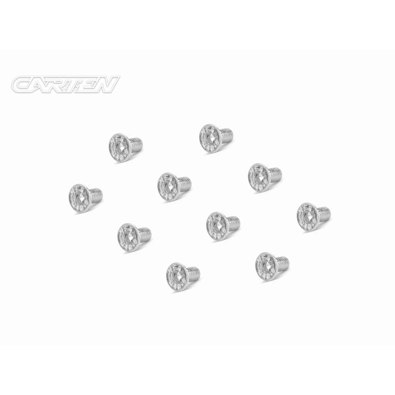 SFH0306 - CARTEN Screw Set  12.9- FH M3x6(Nickel Coating) (10)
