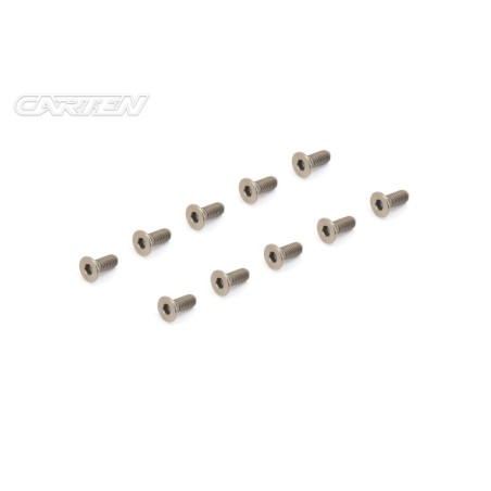 PFH308 - CARTEN Titanium Gr-2 Screw Set M3x8mm (10)