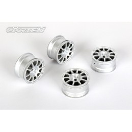 NBA266 - CARTEN 10 Spoke Wheel +1mm (Silver)