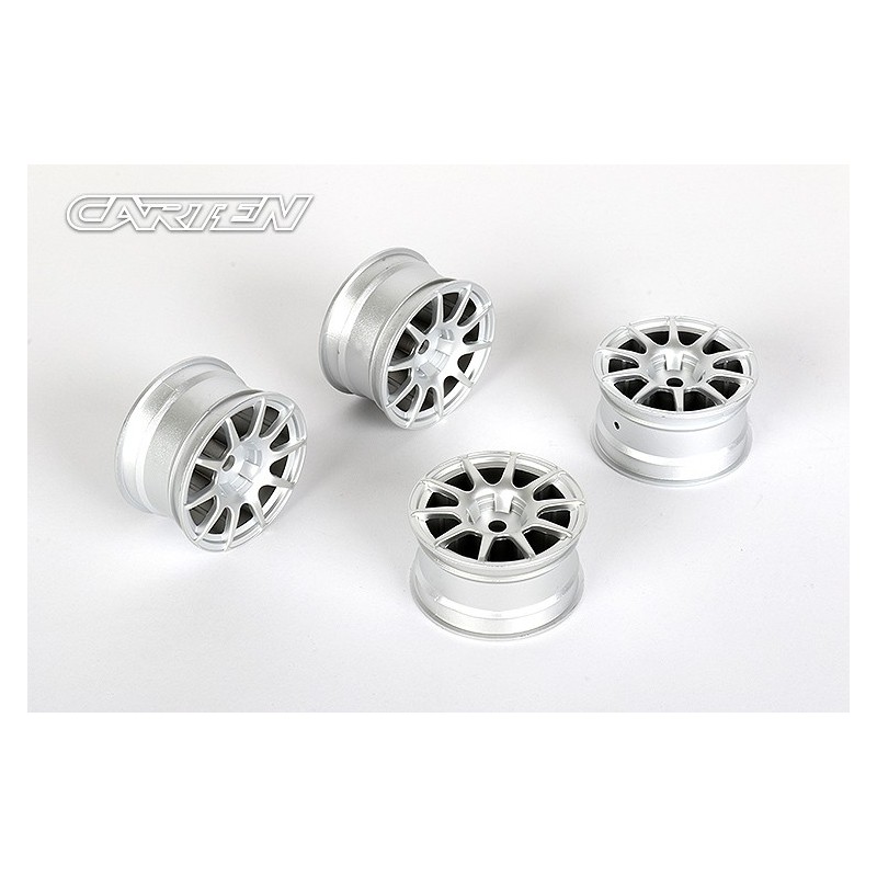 NBA266 - CARTEN 10 Spoke Wheel +1mm (Silver)