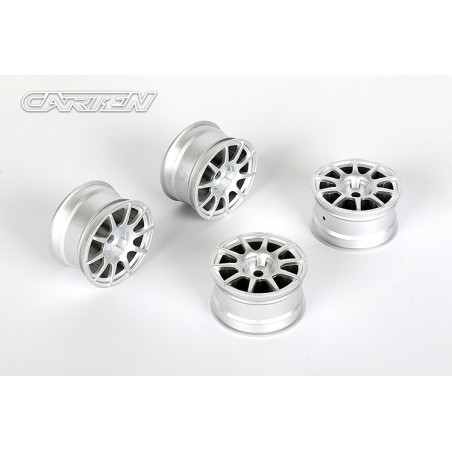 NBA266 - CARTEN 10 Spoke Wheel +1mm (Silver)
