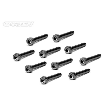 BCH0330 - CARTEN Screw Set  12.9- CH M3x30(Black Nickel Coating) (10)