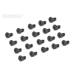BFH0308 - CARTEN Screw Set  12.9- FH M3x8(Black Nickel Coating) (20)