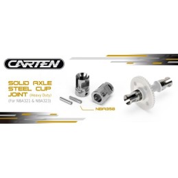NBA358 - CARTEN Solid Axle Heavy Duty Steel Cup Joint (2)
