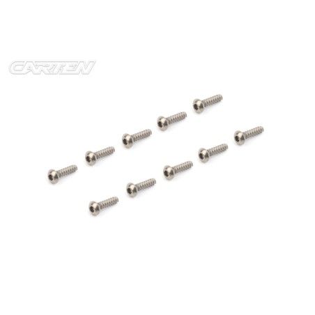 TPBH312 - CARTEN Titanium Gr-2 Self Tapping Screw Set BH 3x12mm (10)