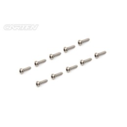 TPBH312 - CARTEN Titanium Gr-2 Self Tapping Screw Set BH 3x12mm (10)