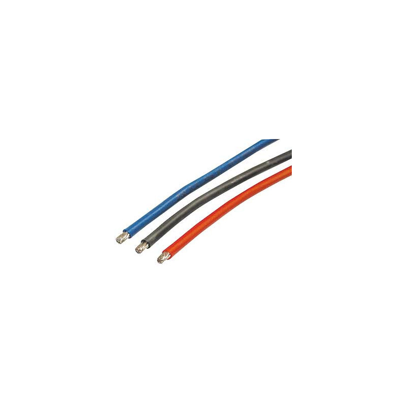 RS503 - Silicon wire red/black/blue 4,0mm2