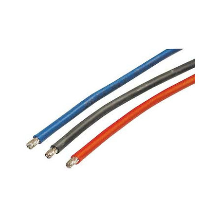 RS503 - Silicon wire red/black/blue 4,0mm2
