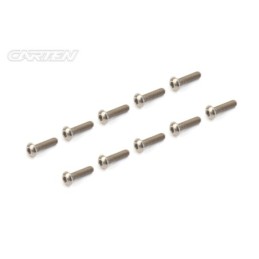 PBH315 - CARTEN Titanium Gr-2 Screw Set BH M3x15mm (10)