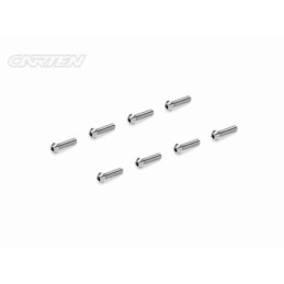 TCO0312 - CARTEN Titanium Screw Set Ti6-4 CNC CO M3x12 (8)