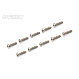 PBH316 - CARTEN Titanium Gr-2 Screw Set BH M3x16mm (10)