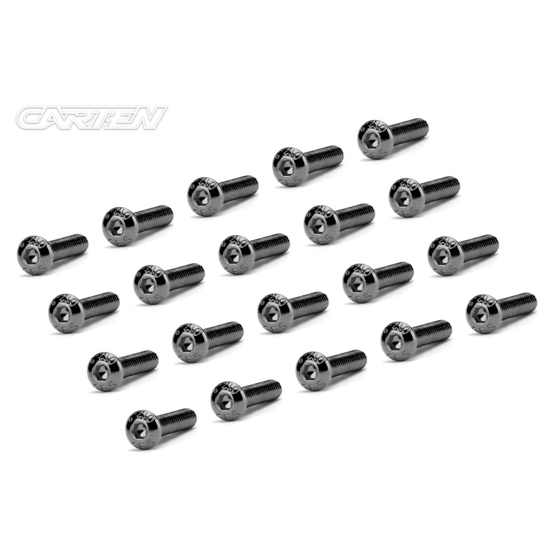 BBH0314 - CARTEN Screw Set 12.9- BH M3x14(Black Nickel Coating) (20)