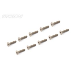 PFH316 - CARTEN Titanium Gr-2 Screw Set M3x16mm (10)